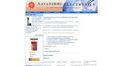 Desktop Screenshot of navanidhi.com